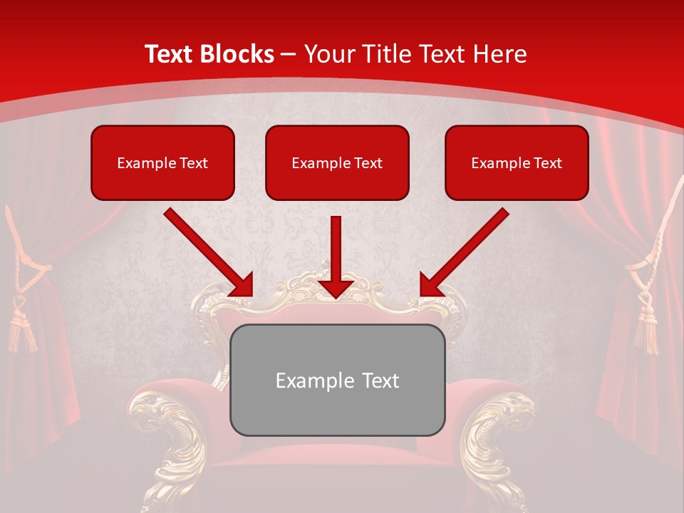 Old Textured Curtain PowerPoint Template