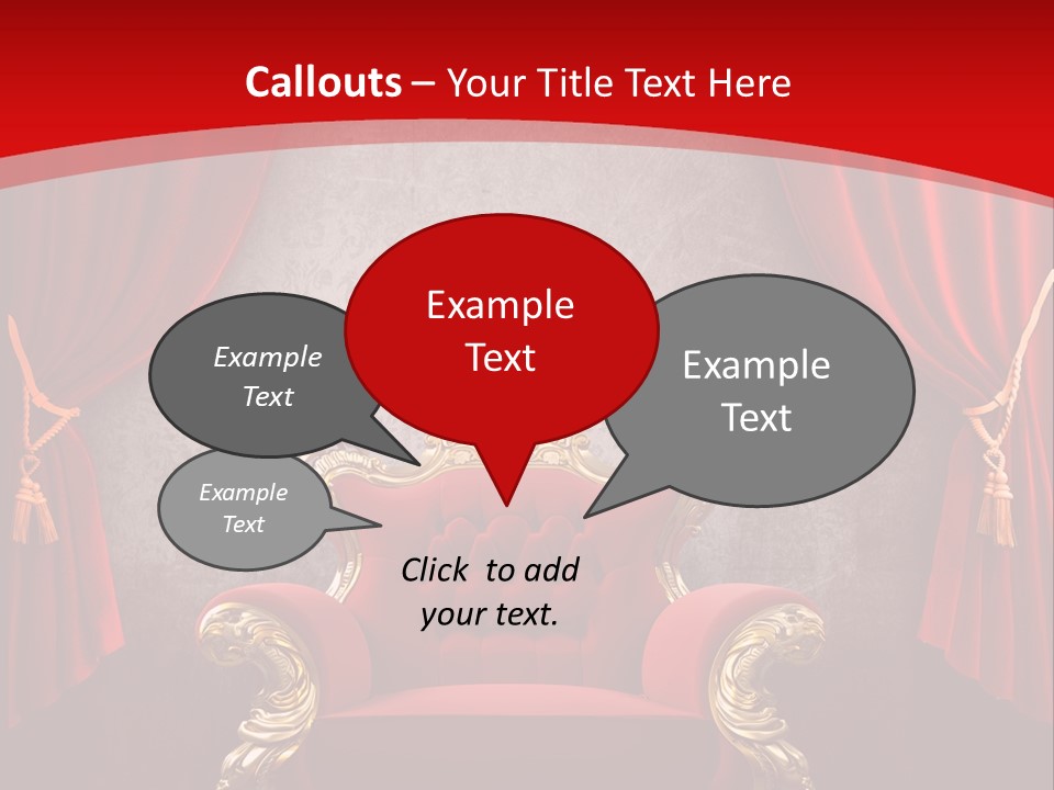 Old Textured Curtain PowerPoint Template