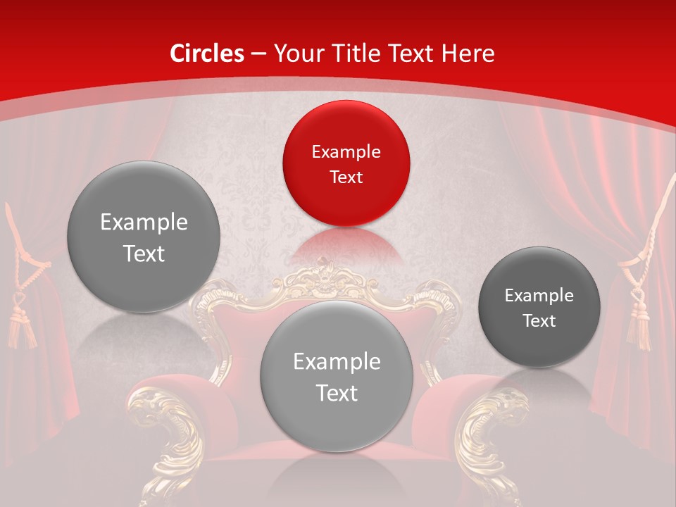 Old Textured Curtain PowerPoint Template