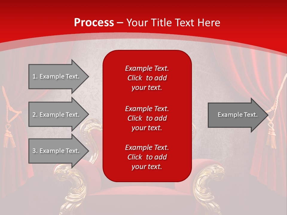 Old Textured Curtain PowerPoint Template