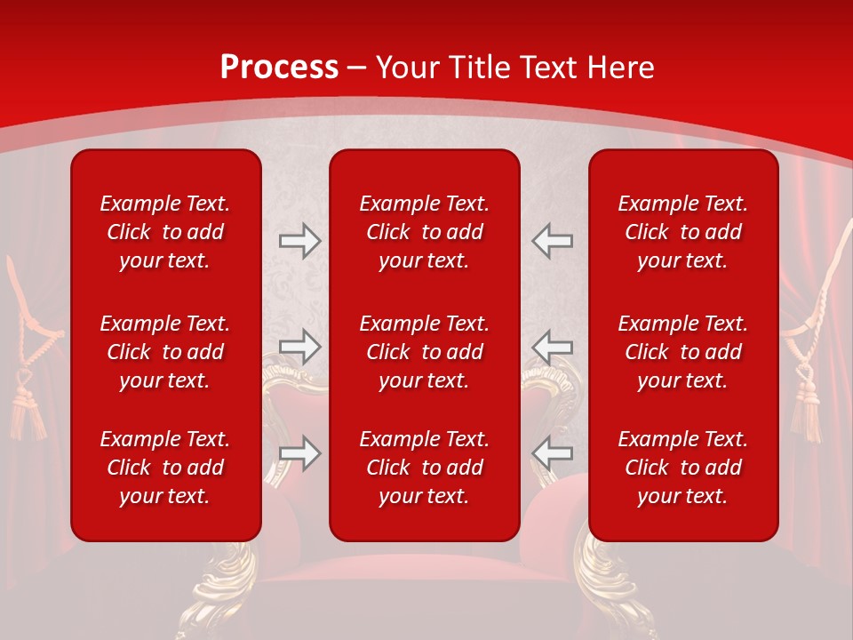 Old Textured Curtain PowerPoint Template