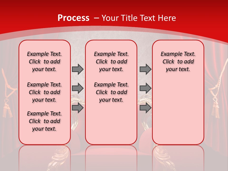 Old Textured Curtain PowerPoint Template