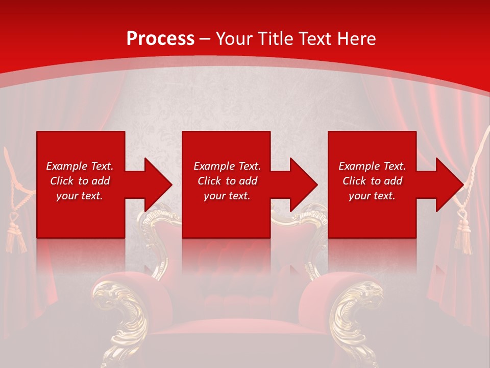 Old Textured Curtain PowerPoint Template