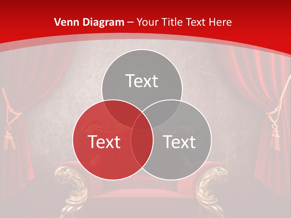 Old Textured Curtain PowerPoint Template