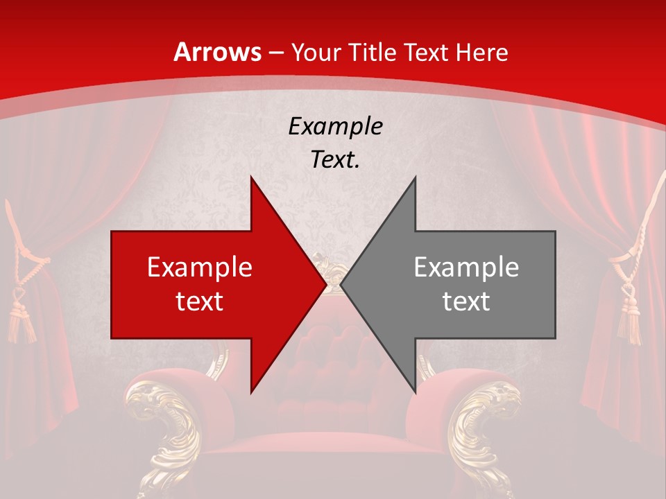 Old Textured Curtain PowerPoint Template