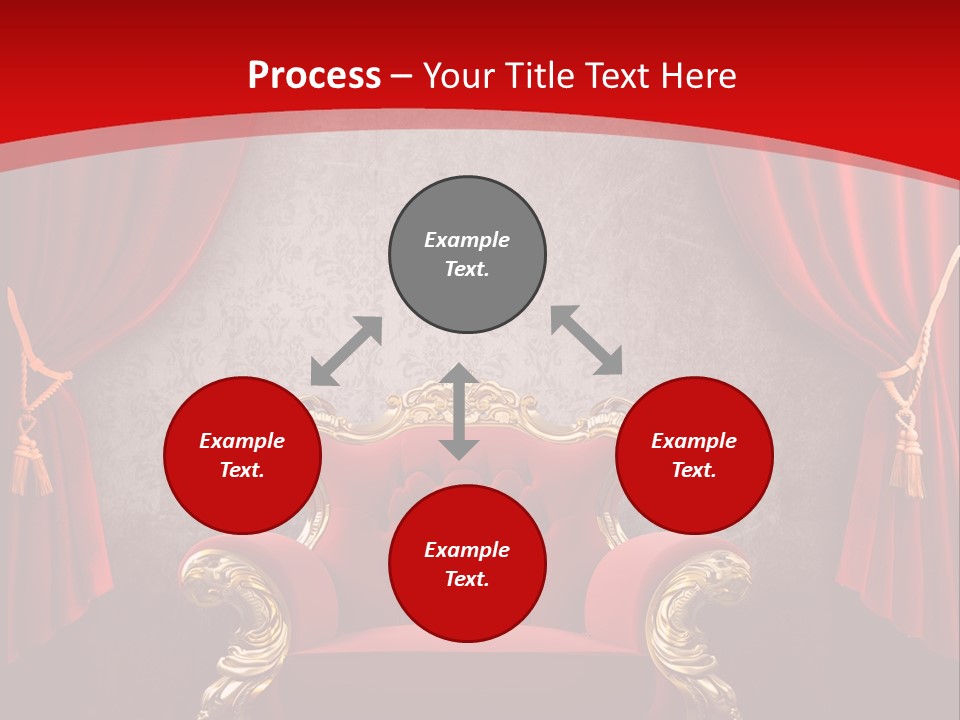 Old Textured Curtain PowerPoint Template