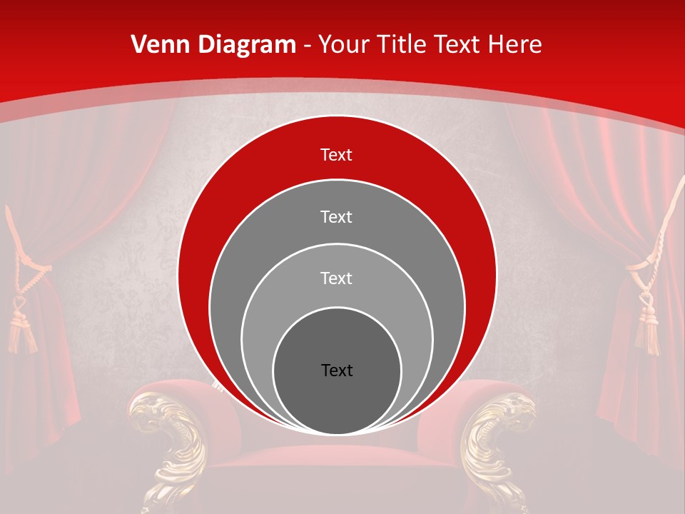 Old Textured Curtain PowerPoint Template