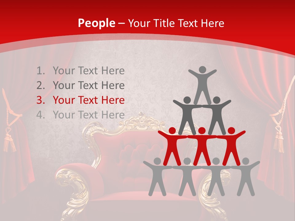 Old Textured Curtain PowerPoint Template