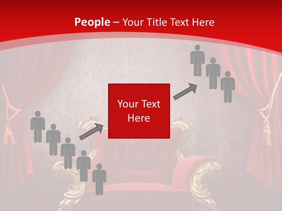 Old Textured Curtain PowerPoint Template