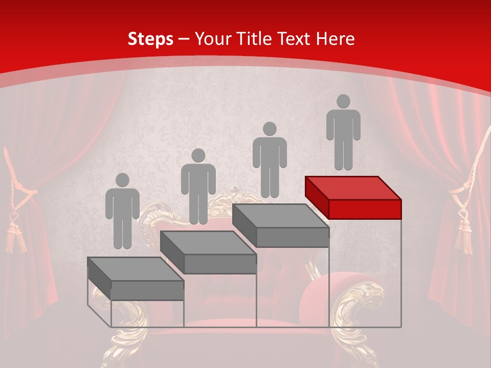 Old Textured Curtain PowerPoint Template