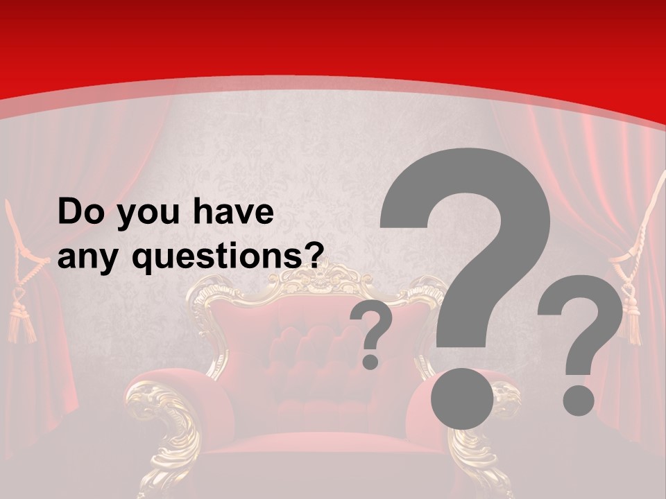 Old Textured Curtain PowerPoint Template