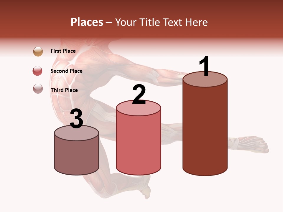 Power Stand Flesh PowerPoint Template