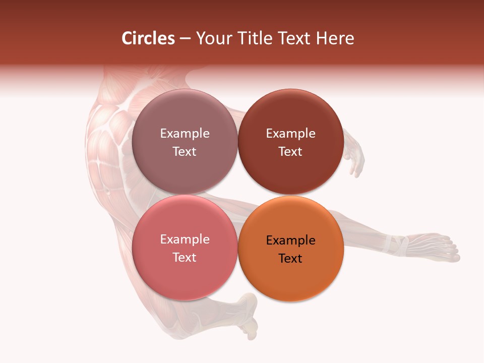 Power Stand Flesh PowerPoint Template