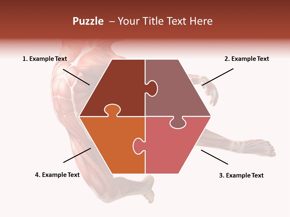 Power Stand Flesh PowerPoint Template