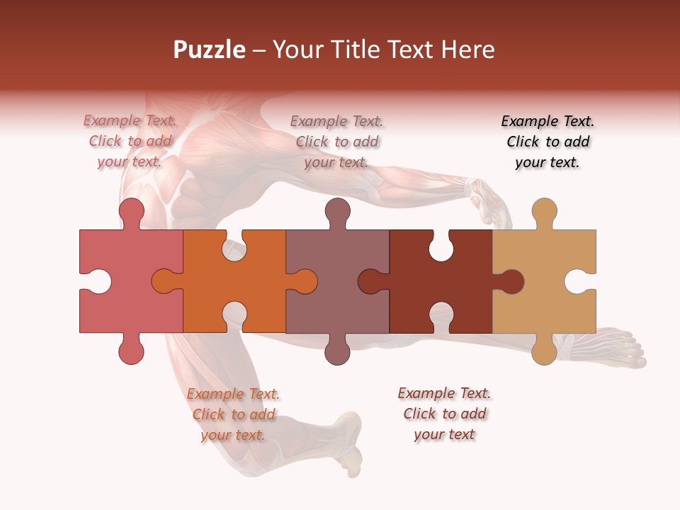 Power Stand Flesh PowerPoint Template