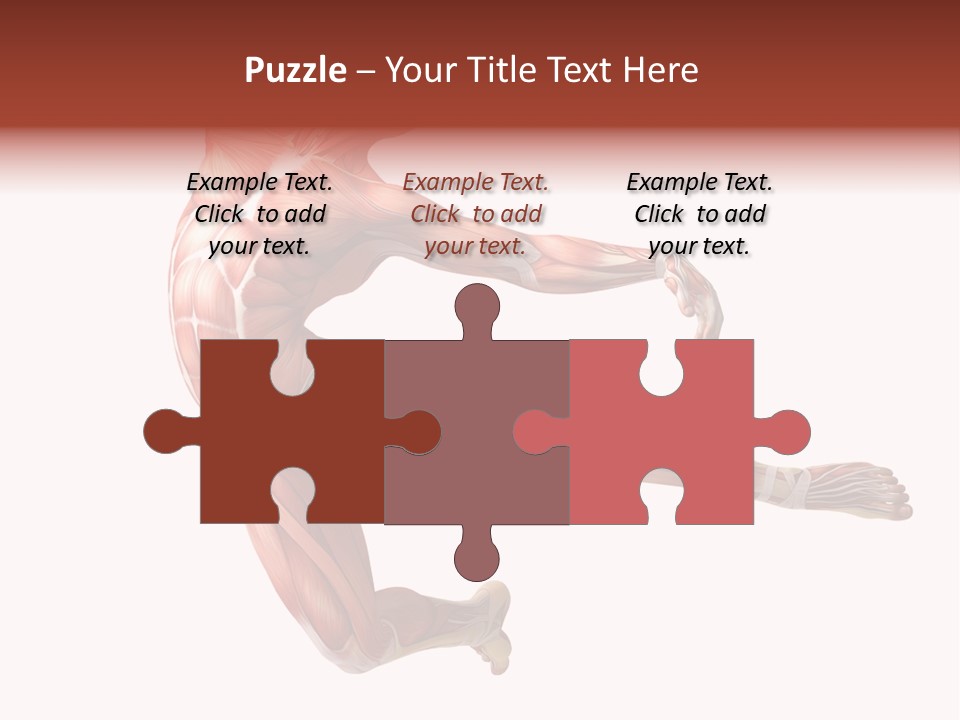 Power Stand Flesh PowerPoint Template