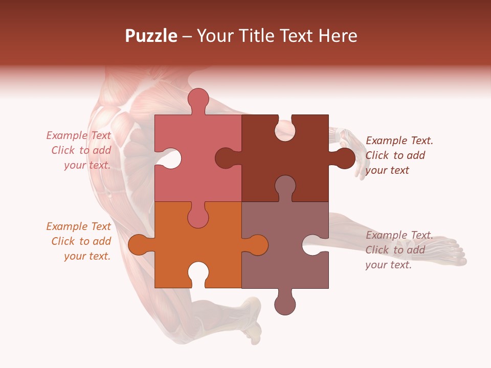 Power Stand Flesh PowerPoint Template