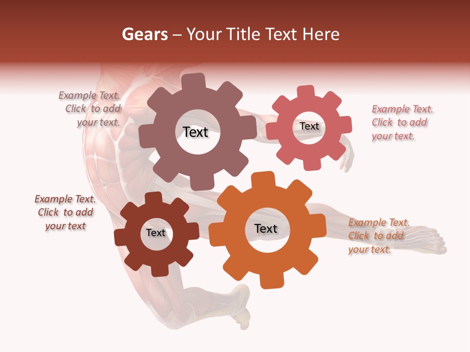 Power Stand Flesh PowerPoint Template