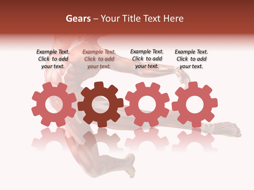 Power Stand Flesh PowerPoint Template