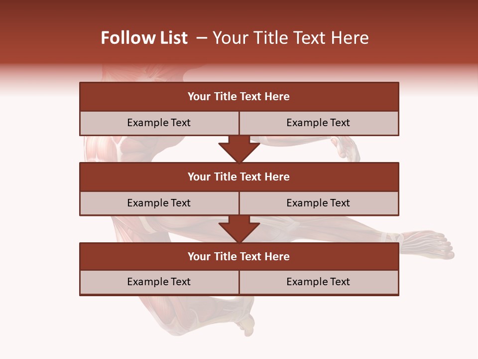 Power Stand Flesh PowerPoint Template
