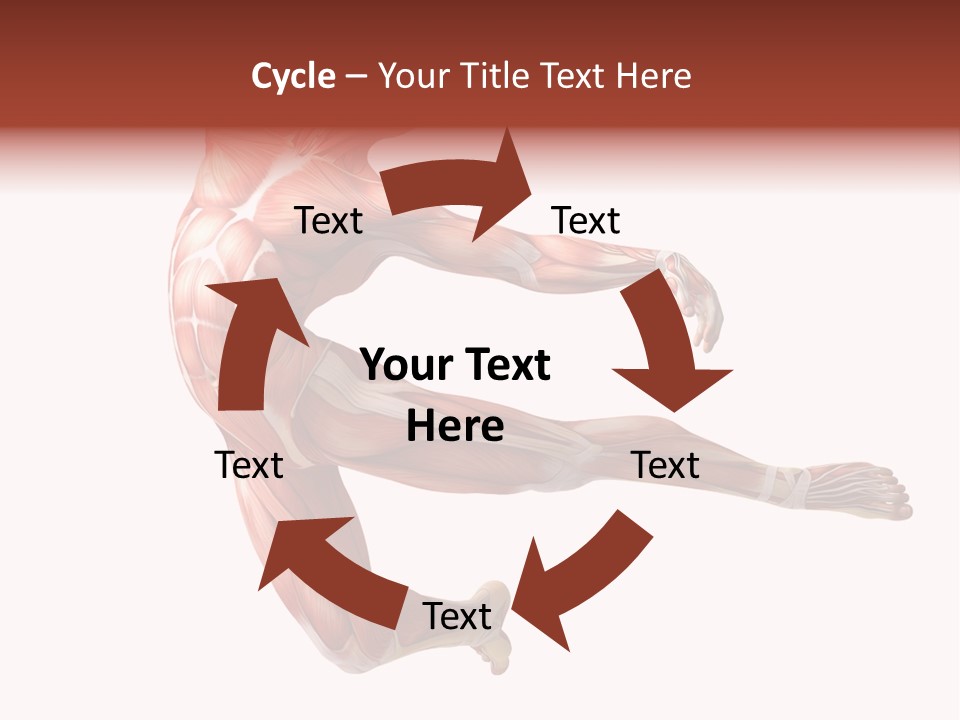 Power Stand Flesh PowerPoint Template