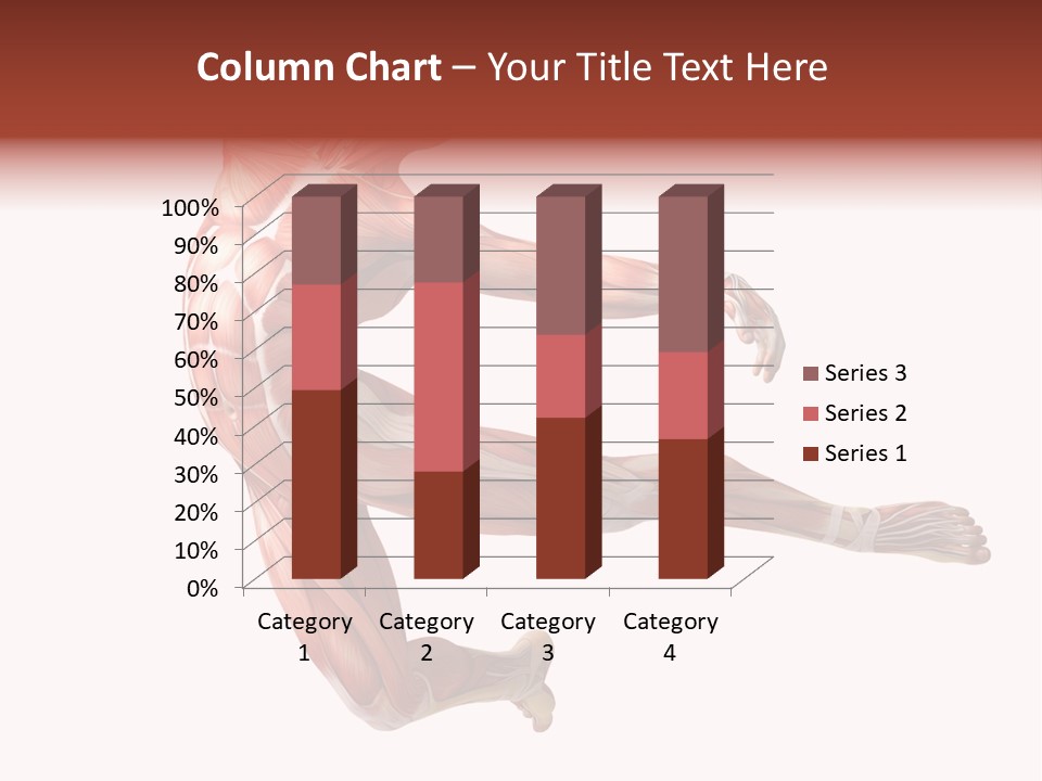 Power Stand Flesh PowerPoint Template