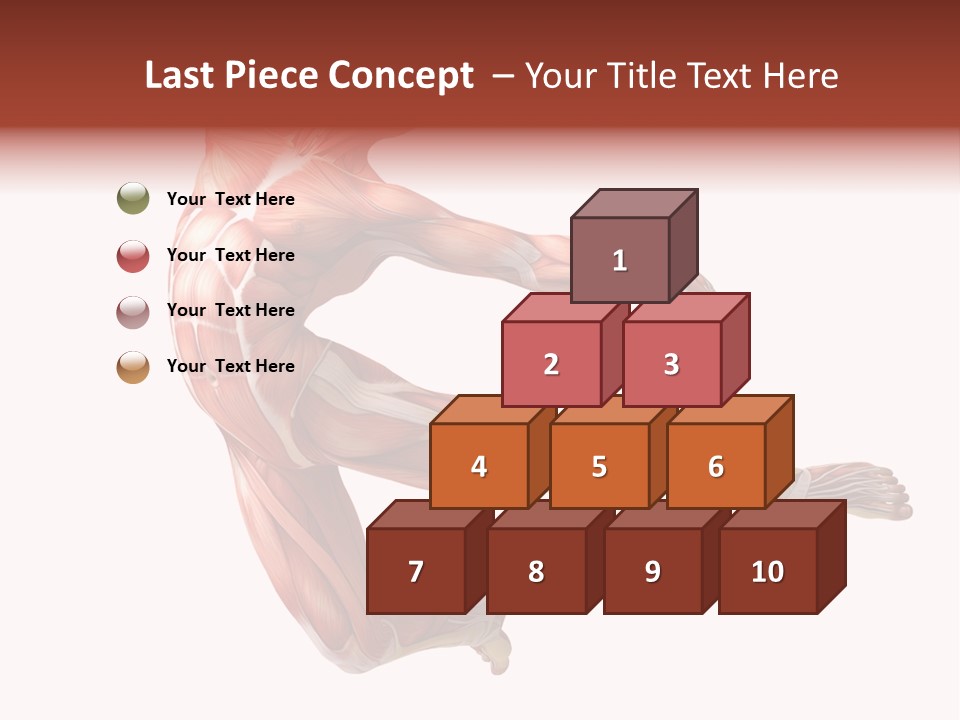 Power Stand Flesh PowerPoint Template