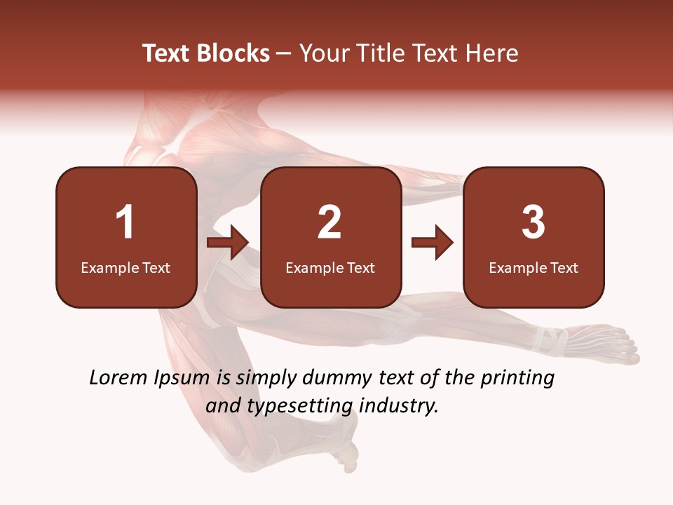 Power Stand Flesh PowerPoint Template