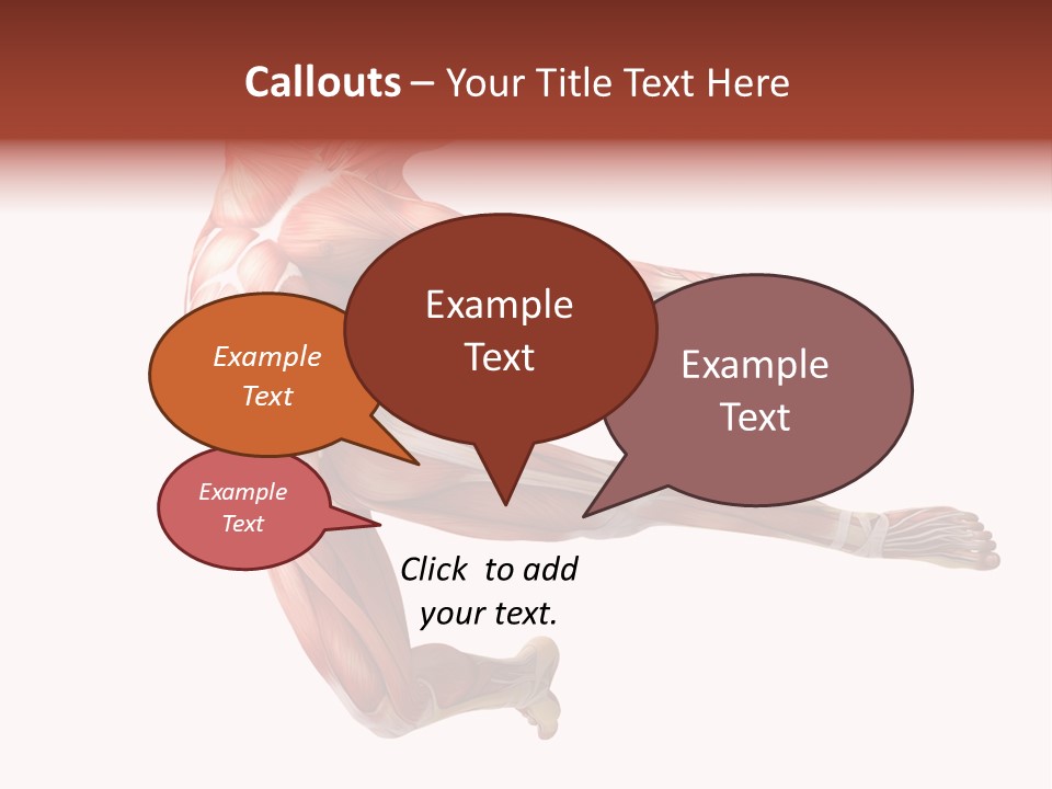 Power Stand Flesh PowerPoint Template