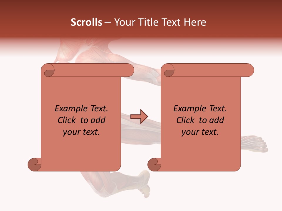 Power Stand Flesh PowerPoint Template