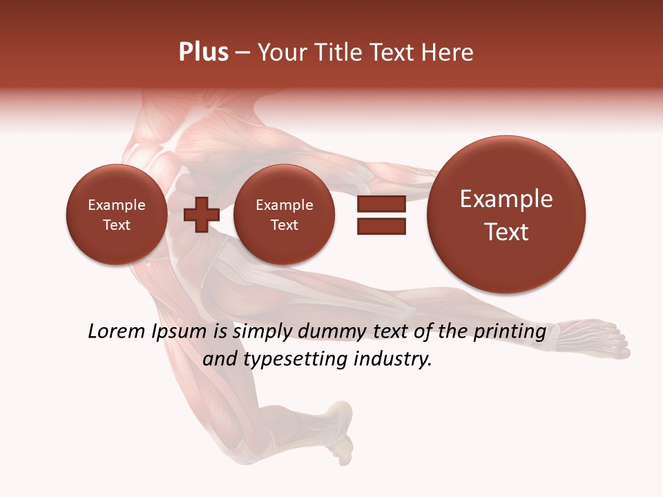 Power Stand Flesh PowerPoint Template