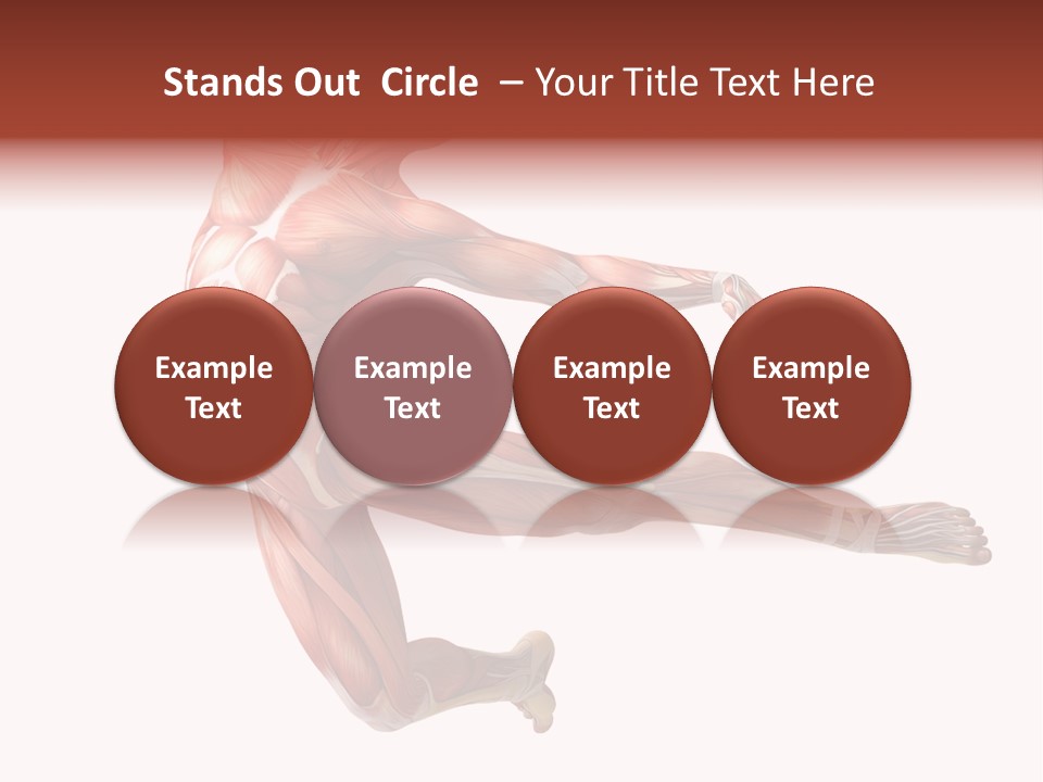 Power Stand Flesh PowerPoint Template
