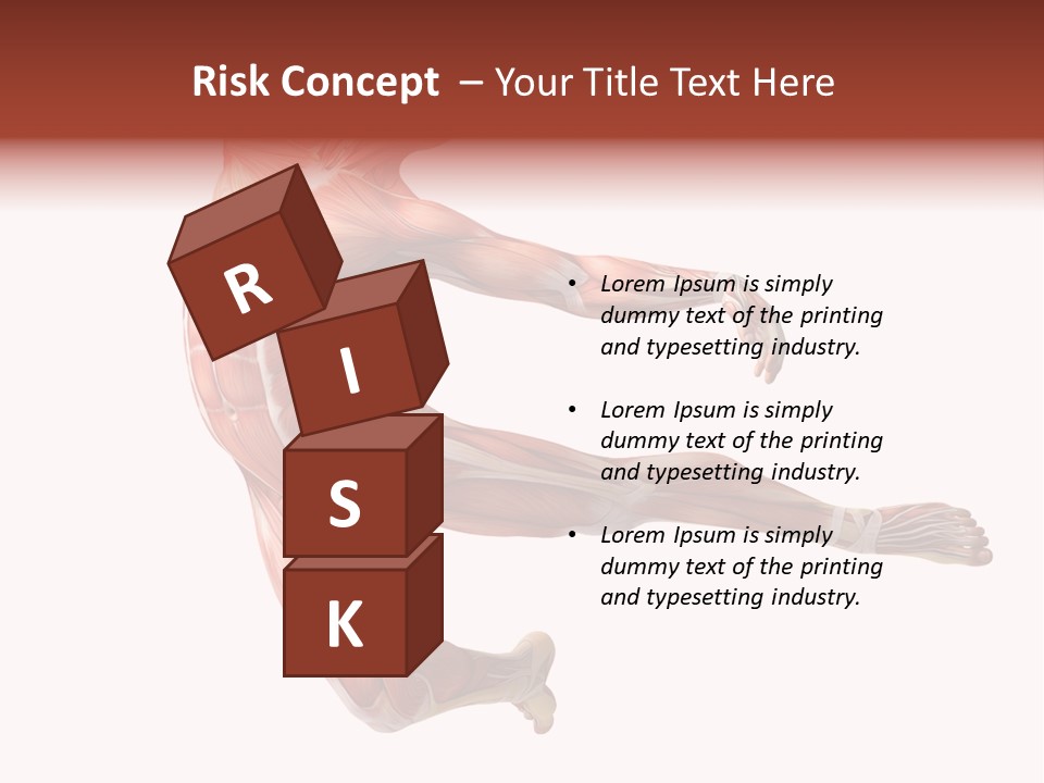 Power Stand Flesh PowerPoint Template