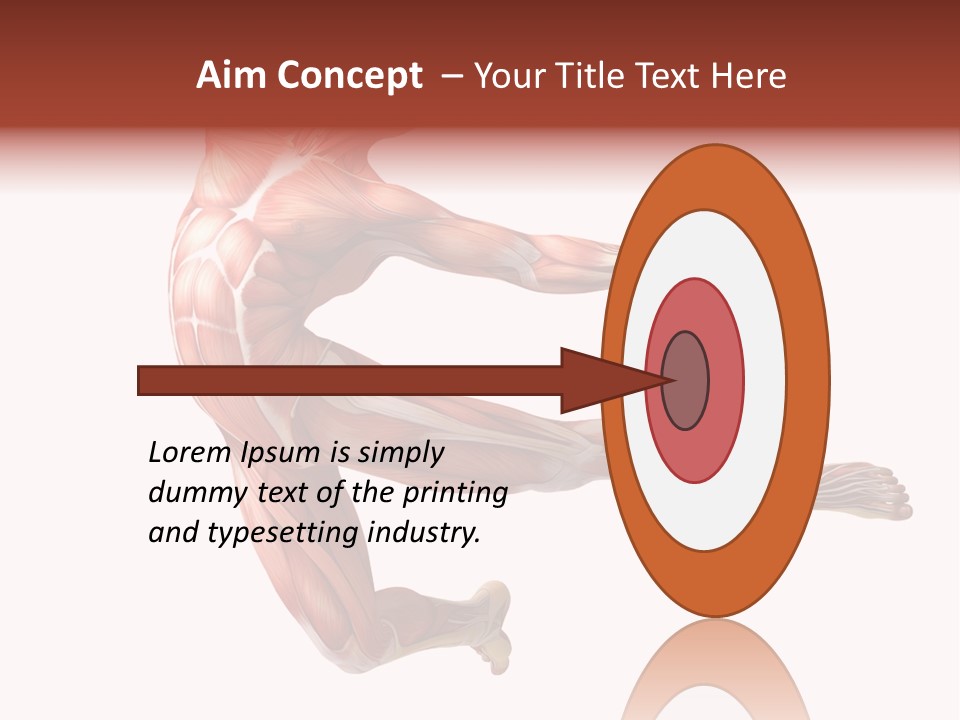 Power Stand Flesh PowerPoint Template