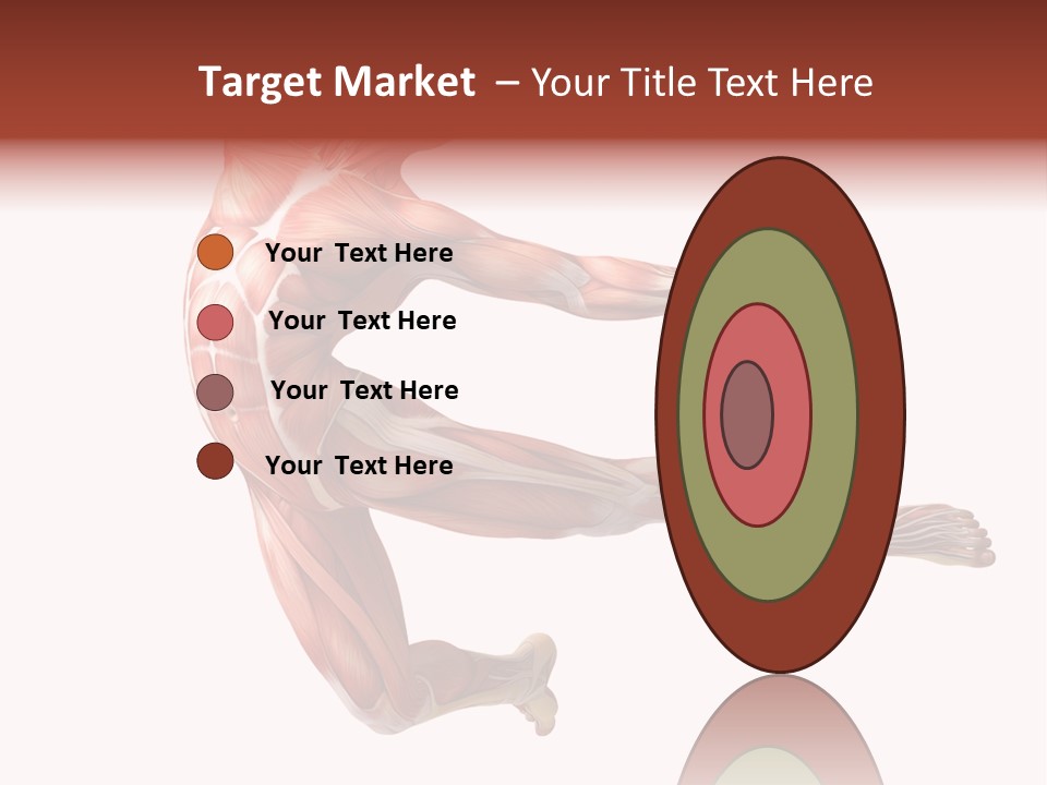 Power Stand Flesh PowerPoint Template
