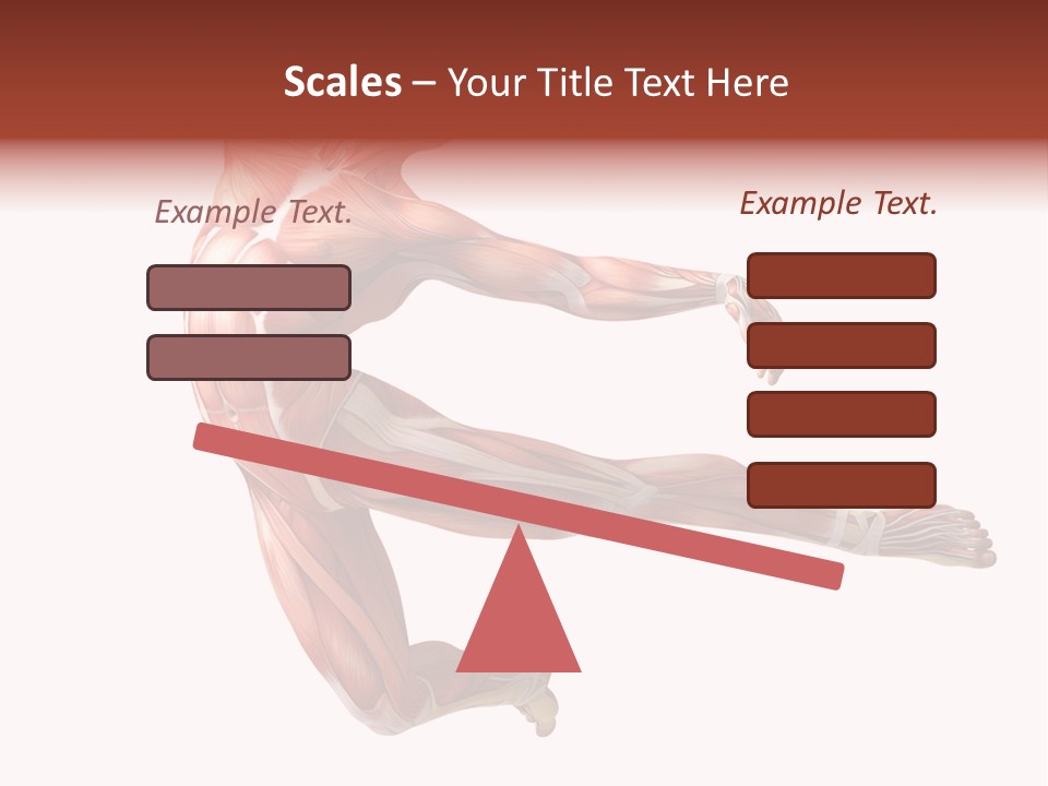Power Stand Flesh PowerPoint Template