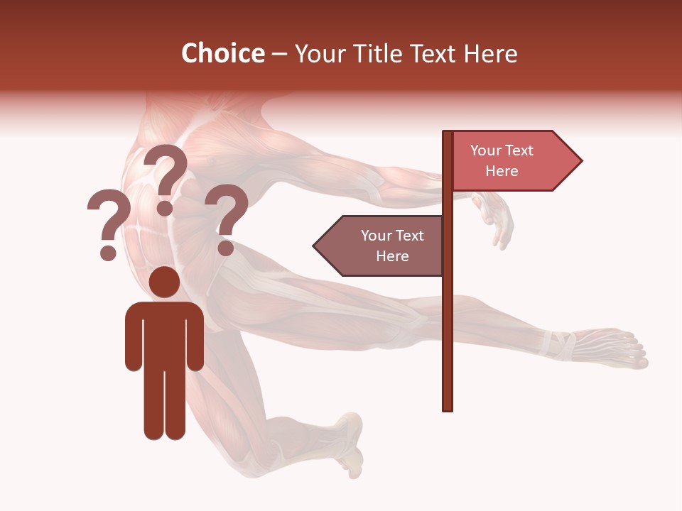 Power Stand Flesh PowerPoint Template