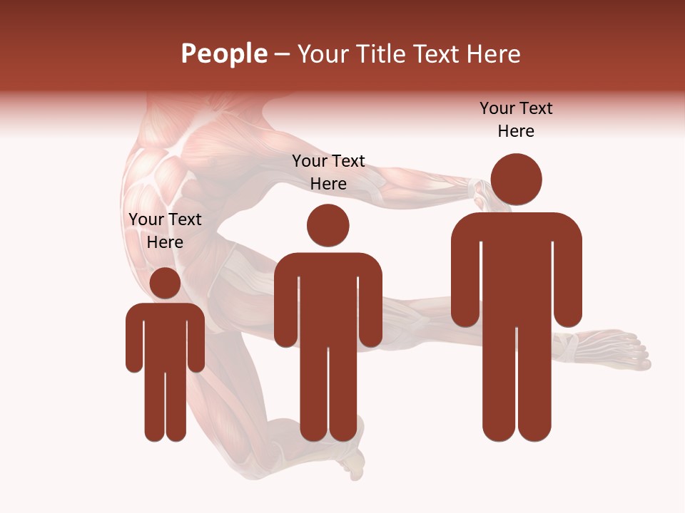 Power Stand Flesh PowerPoint Template