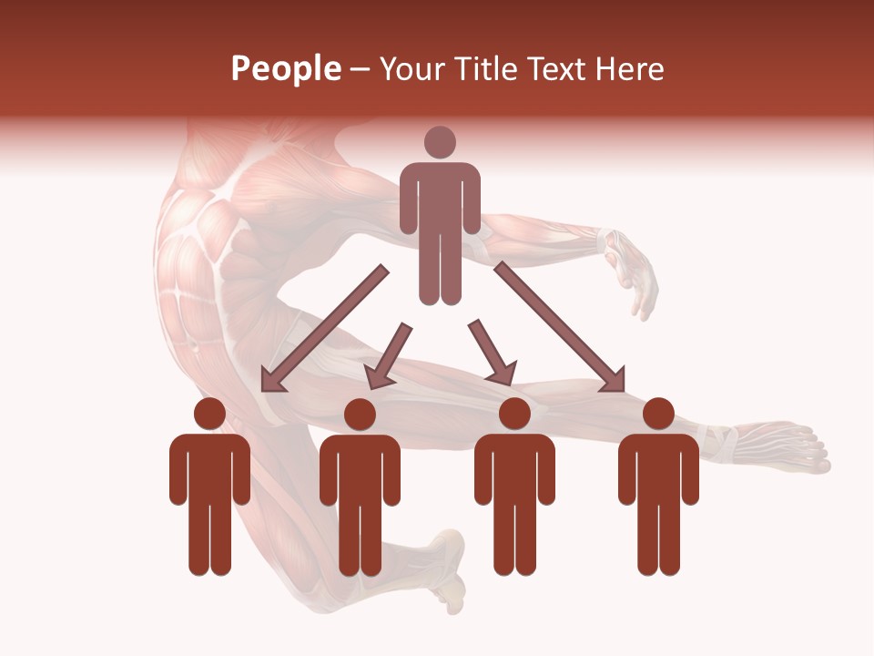 Power Stand Flesh PowerPoint Template