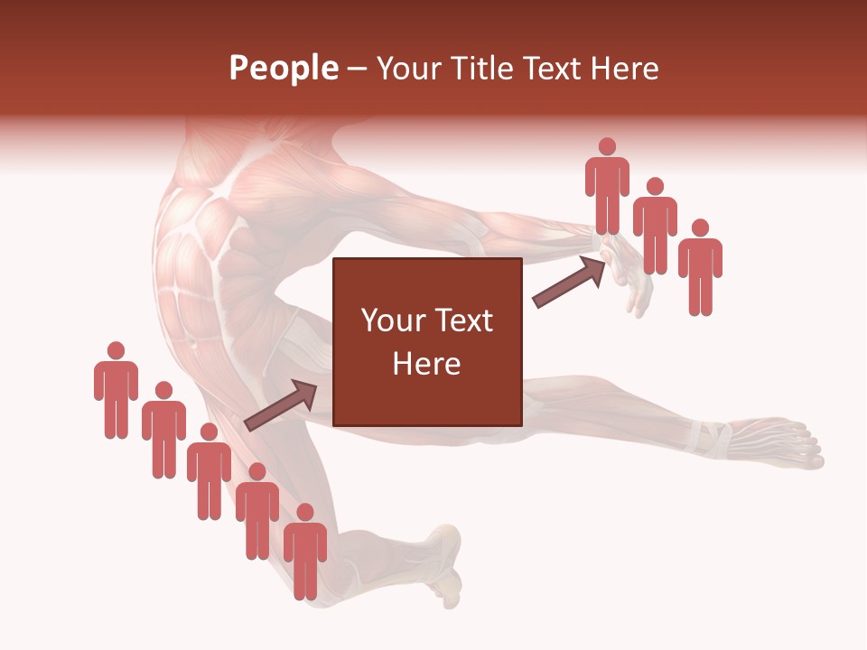 Power Stand Flesh PowerPoint Template