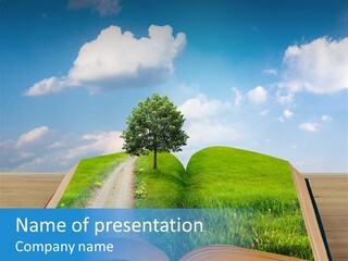 Tree Education Read PowerPoint Template