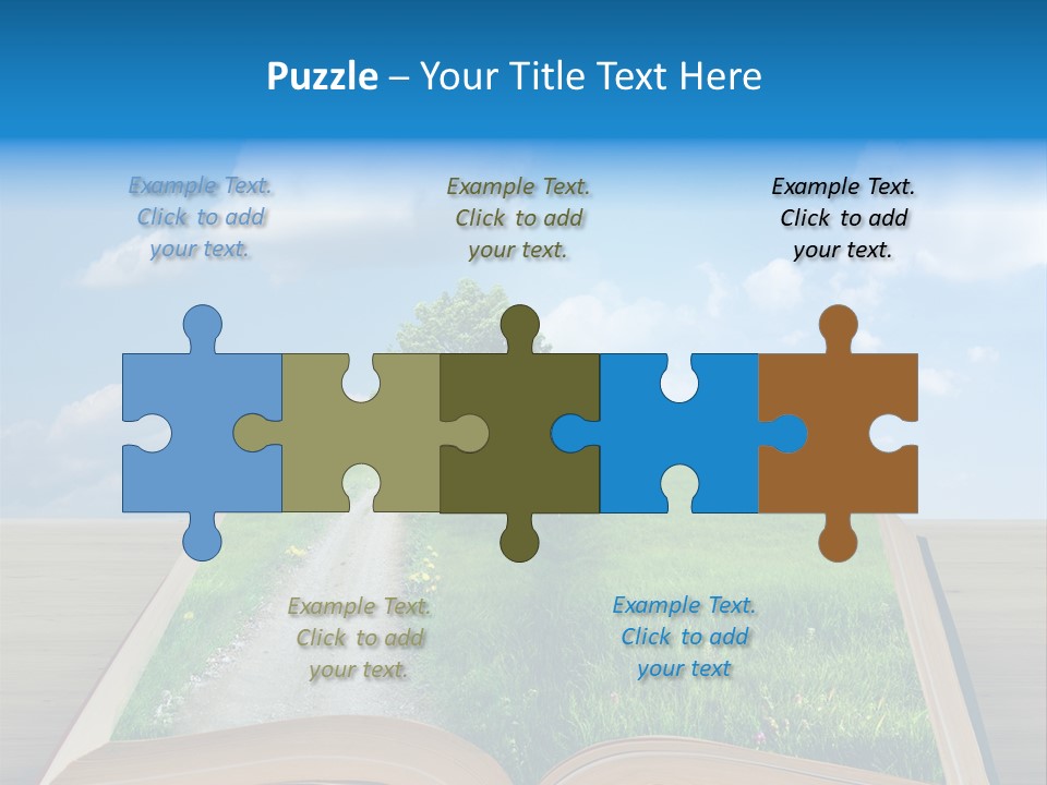 Tree Education Read PowerPoint Template