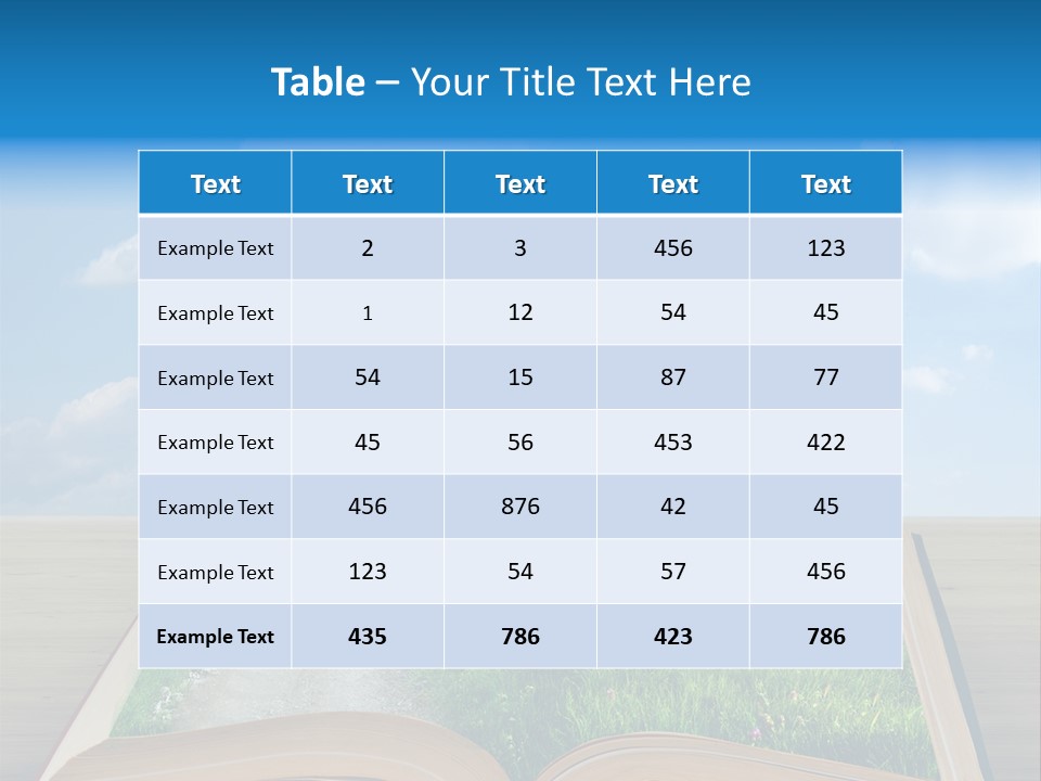 Tree Education Read PowerPoint Template