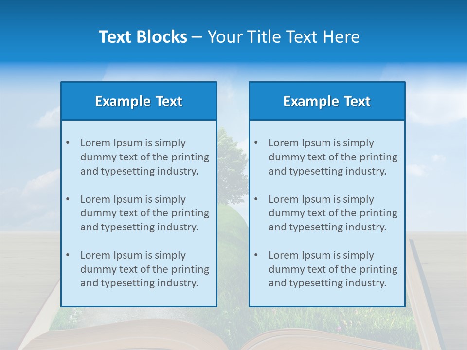 Tree Education Read PowerPoint Template