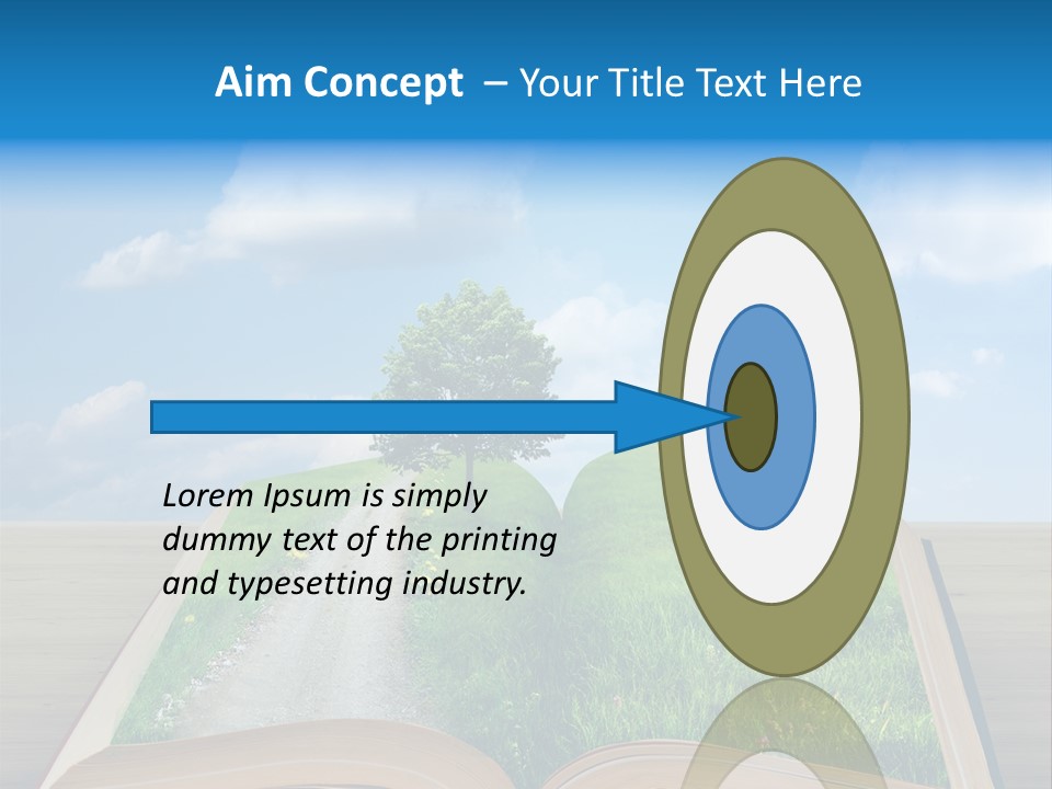 Tree Education Read PowerPoint Template