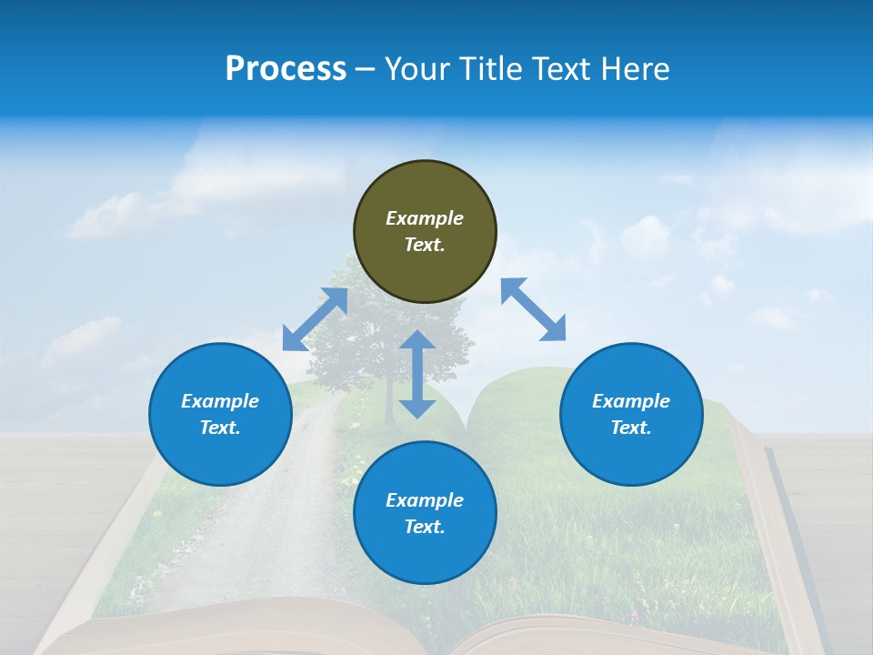 Tree Education Read PowerPoint Template