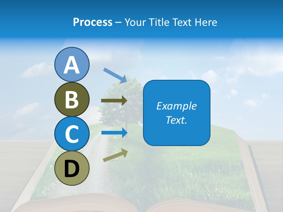 Tree Education Read PowerPoint Template