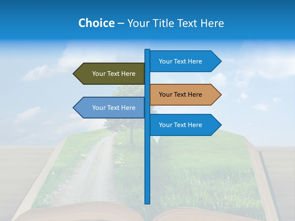 Tree Education Read PowerPoint Template