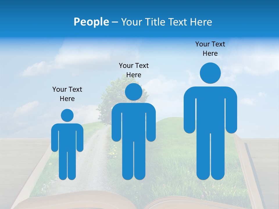 Tree Education Read PowerPoint Template