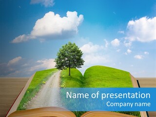 Background Story Literature PowerPoint Template